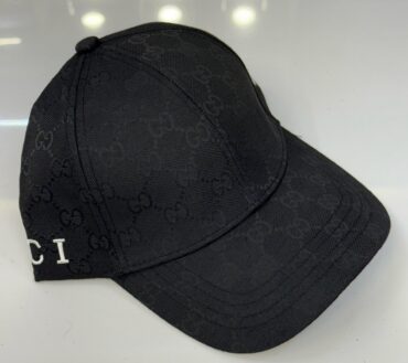 Gucci Black Text Cap