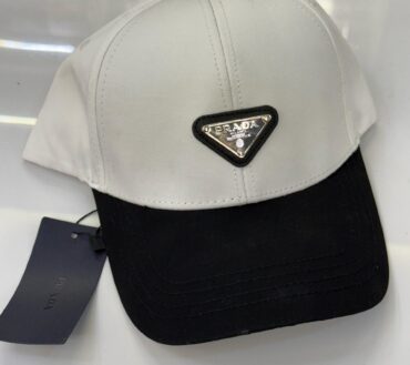 Prada White Head Cap