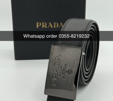 Prada black belt