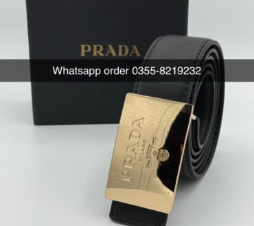 Prada Gold Belt
