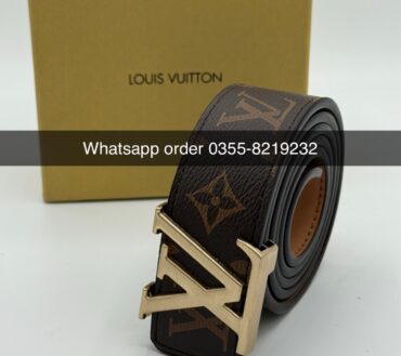 Lv Monogram brown belt