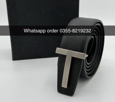 Tomford smoke leather belt