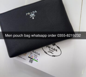 Prada leather Pouch Bag