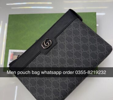 Gucci grey 990 Pouch Bag