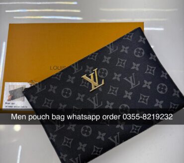 Lv 655 black Pouch Bag