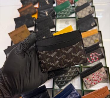 Goyard coffee card holder