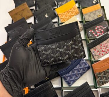 Goyard black card holder