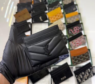 YSL Black-P card holder