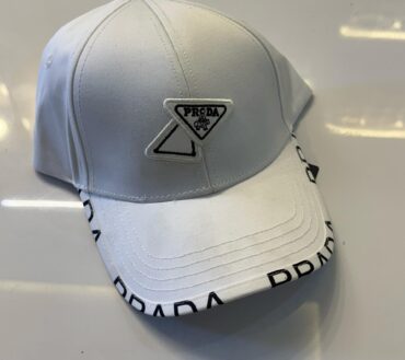 Prada white-3 cap