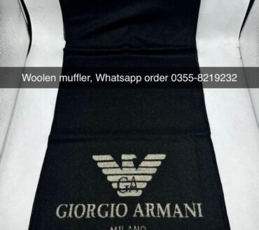 Armani Black muffler