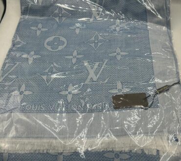 LV BLue scarf