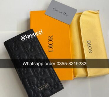 Dior 808C leather long wallet
