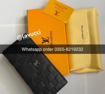 Lv 802 leather long wallet