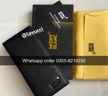 Mont blanc 7001 leather long wallet