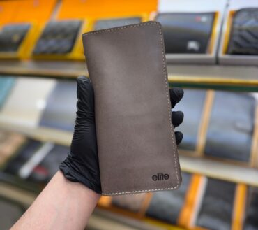 Elite B1 cow leather long wallet