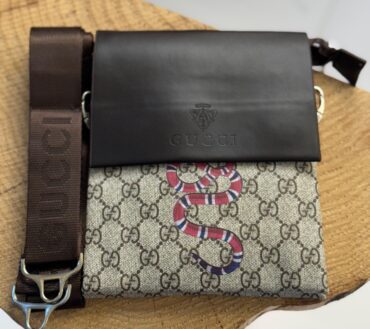 Gucci snake skin side bag