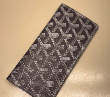 Goyard grey smart long wallet