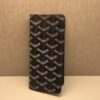 Goyard black smart long wallet