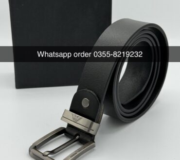 Armani A6 leather belt