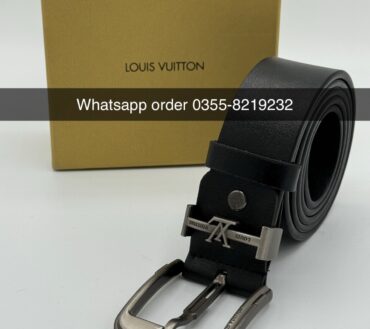 LV F-1 leather belt