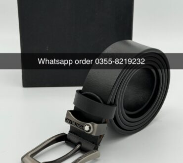 Mont blanc-2 leather belt