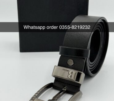 Boss B4 leather belt