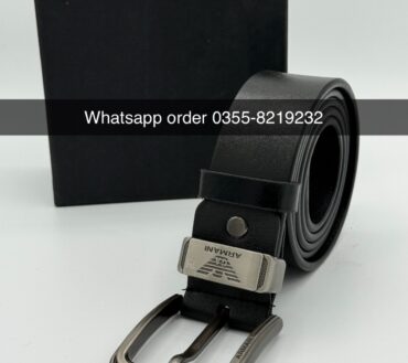 Armani A3 leather belt