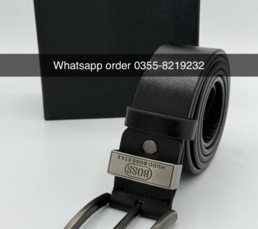 Boss B1 leather belt