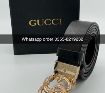 Gucci snake double side belt