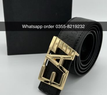 EA7 Gold belt