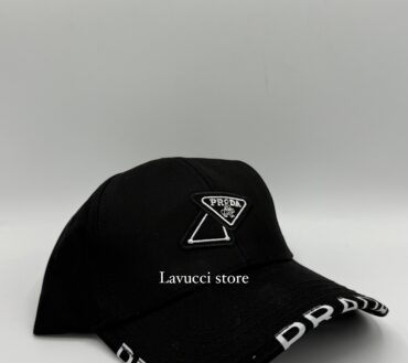 Prada black PC-1 cap