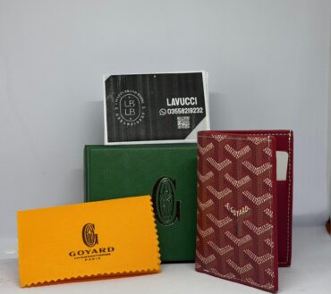 Goyard smart wallet jujube red