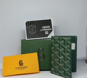 Goyard green smart wallet