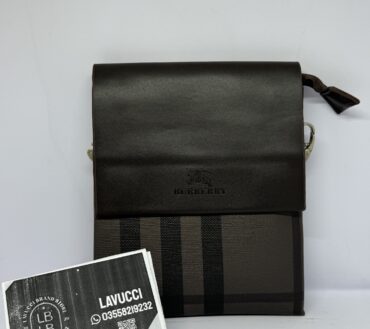 Burberry chocolate side bag