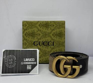 Gucci black belt G10